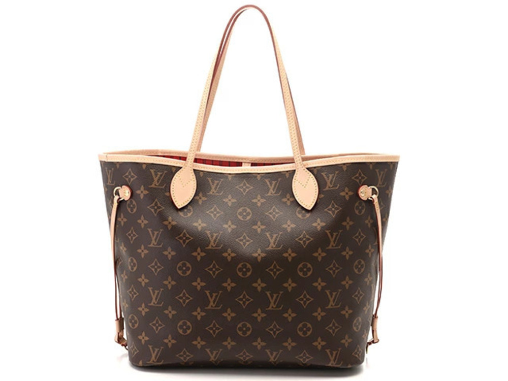 LOUIS VUITTON Neverfull Monogram Cerise Red
